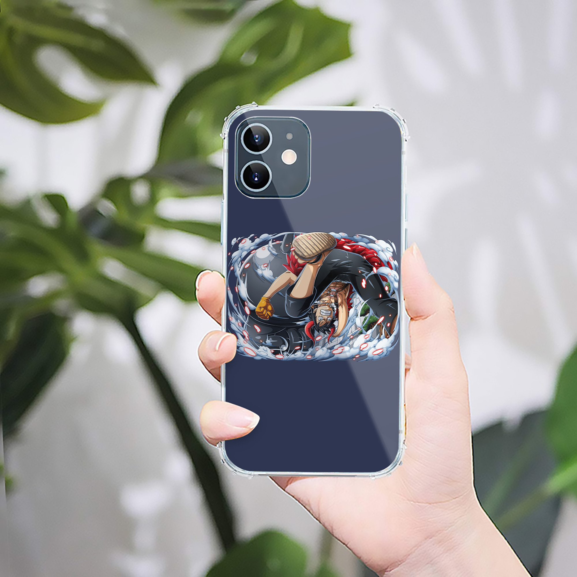 （画像用） ワンピース モンキー・D・ルフィ ONE PIECE Monkey D. Luffy 【iPhone 12シリーズ対応】透明スマホケース（クリアソフトケース）